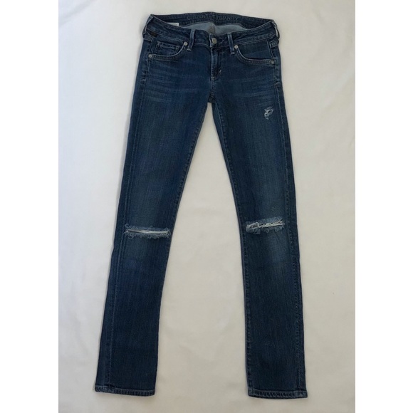 Citizens of humanity distressed skinny jeans 25 - Picture 4 of 12